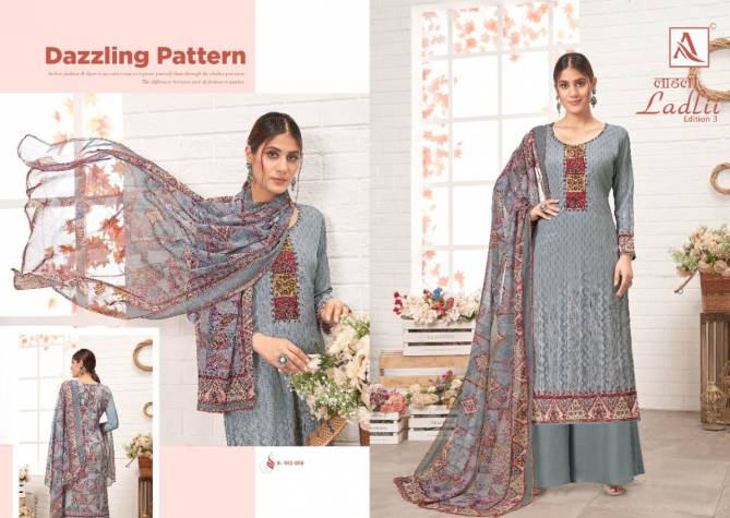 Alok Ladlii Edition 3 New Designer Ethnic Wear Digital Printed Jam Cotton Dress Material Collection